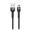 Дата кабель для зарядки REMAX Jany RC-124m USB 2.0 — micro USB 2.4A Черный (1м) - миниатюра 1