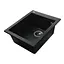 Гранитная мойка Globus Lux Lama черный 410x500 мм А0002, Черный - миниатюра 2