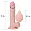 Фаллоимитатор с эякуляцией LoveToy Squirt Extreme 23 см телесный - миниатюра 12