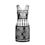 Бодистокинг - мини-платье с бабочками Passion BS090 black One size - миниатюра 5