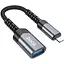 Мульти адаптер хаб Hoco UA24 Lightning to USB 2.0 сірий - мініатюра 1