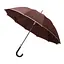Зонт-трость Yiwu HP-23-16BR полуавтомат складной 120 см коричневый - миниатюра 1