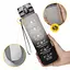 Пляшка для води 4FIZJO спортивна 1000 мл 4FJ0632 Grey/Black (P-5905973400756) - мініатюра 3