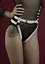 Гартеры Feral Feelings - Belt Briefs, трусики, натуральная кожа, Белый - миниатюра 2
