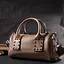 Сумка женская Vintage с металлическими акцентами на ручках из натуральной кожи 22.5х12.5х9.5 см sum0029064 - миниатюра 10