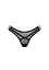 Трусики-стринги Obsessive Roxelia XL/2XL черный - миниатюра 7