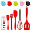 Кухонний набір Stenson 5 предметів - лопатка, віночок, ложка, кухонні аксесуари для готування [MD] в асортименті - мініатюра 2