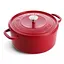 Каструля з кришкою GreenPan Featherweights 22 см 3,3 л з керамічним покриттям червоний (CC005432-001) - мініатюра 1