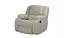 Крісло Ремо з гойдалкою та механічним реклайнером бежеве - мініатюра 1