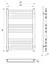 Електрична рушникосушка Laris Кватро П10 500x800 Е 73207172 - мініатюра 2