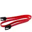 Кабель Sata Red 50 см ExtraDigital із засувками (KBS1798) - мініатюра 1
