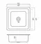 Кухонная мойка Platinum 4040 RUBA (SP000040848) - миниатюра 8