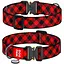Ошейник для собак Waudog Nylon нейлоновый с QR паспортом рисунок Шотландка красная Размер XXL - миниатюра 1