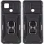 Чохол Epik Camshield Army Ring для Xiaomi Redmi 9C/10A ударостійкий Чорний/Black - мініатюра 1