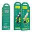 Кабель HOCO X35 USB to Type-C 3A, 0.25m, nylon, aluminum connectors, Black - мініатюра 2