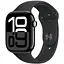 Смарт-годинник Apple Watch Series 10 GPS, 46mm, Jet Black, Black Sport Band, M/L (Grade C) Seller Refurbished - мініатюра 1