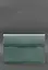 Кожаный чехол-конверт BlankNote на магнитах для MacBook 13 Бирюзовый - миниатюра 2