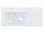 Умивальник Miraggio Viola 1000 L глянсовий 0002658, Білий - мініатюра 2