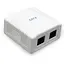 Компьютерная розетка Cablexpert RJ45x2 UTP, cat.6 (NCAC-2U6-01) - миниатюра 1