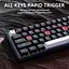 Игровая проводная магнитная клавиатура Attack Shark X65 HE / Magnetic Switch / 8К / RGB / 65% / Black - миниатюра 5
