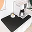 Антискользящий кухонный коврик - Абсорбирующий коврик для сушки посуды - Коврик под кофеварку 30х45 см Черный - миниатюра 1