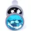 Анальна пробка Boss Of Toys Boss Series - Jewellery Dark Silver Butt Plug Light Blue, BS6400058, Срібний / Голубой - мініатюра 2