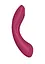 Вакуумний стимулятор клітора з вібрацією Satisfyer Curvy Trinity 1 бордовий - мініатюра 5