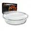 Противень овальный форма из жаропрочного стекла для запекания с крышкой и ручками 33×20 см 4 л S&T Прозрачный 88262 - миниатюра 2