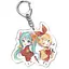 Брелок акриловый Вокалоид Хацунэ Мику Кагаминэ Рин Vocaloid Miku Hatsune Kagamine Rin 5 см - миниатюра 1