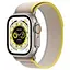 Смарт-часы Apple Watch Ultra GPS + Cellular 49 mm Titanium Case with Yellow/Beige Trail Loop-S/M (MNHD3/MNHK3) - миниатюра 1