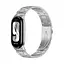 Комплект ремінці Tamister для фітнес-браслета Xiaomi Mi Band 8 та 9 Bead design - Milanese design Silver - мініатюра 2