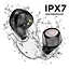 Бездротові навушники Earbuds Pixus Storm TWS, IPX7, BT5.3, 55mAh, 300mAh, 7h, Black UA UCRF - мініатюра 4