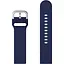 Ремешок DK CDK для Garmin Forerunner 255 / 255 Music "L" 22mm Silicone Sport Band Classic (011018) (dark blue) - миниатюра 2