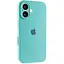 Чохол Epik Silicone Case Full Camera Protective AA для Apple iPhone 16, 6.1 Бірюзовий/Marine Green - мініатюра 1