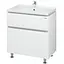Тумба підлогова Sanwerk Амата 80 Білий з умивальником Idea (MV0000895) Білий - мініатюра 1