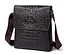 Сумка чоловіча вертикальна з тисненням під рептилію Vintage 25х26х4 см sum0028944 - мініатюра 2