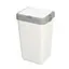 Кошик для білизни Motek білий 40 л (MT-08) - мініатюра 1