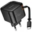МЗП Hoco C153A Changer With Retractable Cable Type-C PD20W Black - мініатюра 1