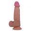 Фалоімітатор Baile Sliding Skin Bendable 8.5'' 21.8 см коричневий - мініатюра 4