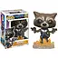 Фигурка Funko Pop Рокет с пистолетами Guardians of the Galaxy Галактики 10см GG RR 201 - миниатюра 1