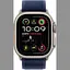 Смарт-часы Apple Watch Ultra 2 GPS+Cellular 49mm Natural Titan. Case w. Blue Trail Loop S/M MX4J3 - миниатюра 2