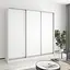 Шафа-купе тридверна MebelStar Стандарт AL 3ДСП 220x45x210 см Аляска білий (MBS-2822) - мініатюра 1