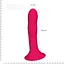 Ділдо з присоскою Adrien Lastic Hitsens 4 Pink, відмінно для страпону, діаметр 3,7 см, довжина 17,8 см - мініатюра 2