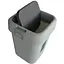 Мусорное ведро Motek на 8 л с поворотной крышкой 22.5х22.5х30 см Серый (COB-410)  - миниатюра 3