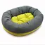 Лежак овальний для собак та котів Магнус Zoo-hunt салатовий №2 50х65х23 см - мініатюра 1