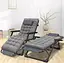 Розкладне крісло ліжко з подушкою Leobro Темно-сірий (LB-FCB-G1-GRY) - мініатюра 2