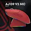 Мышь беспроводная Ajazz AJ139 V2 MC Wireless/Bluetooth/USB Red (AJ139-V2-MC-R) - миниатюра 8