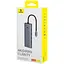 Перехідник HUB Baseus UltraJoy 10-Port (Type-C to HDMI+VGA+USB3.0*3+PD+RJ45+SD/TF3+3.5mm) (80C8) Slate Grey - мініатюра 5
