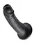 Фалоімітатор King Cock 6" 15 см чорний - мініатюра 3