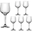 Набор бокалов для вина Lora Диана 230 мл 6 шт. NGC107SETWINE - миниатюра 1